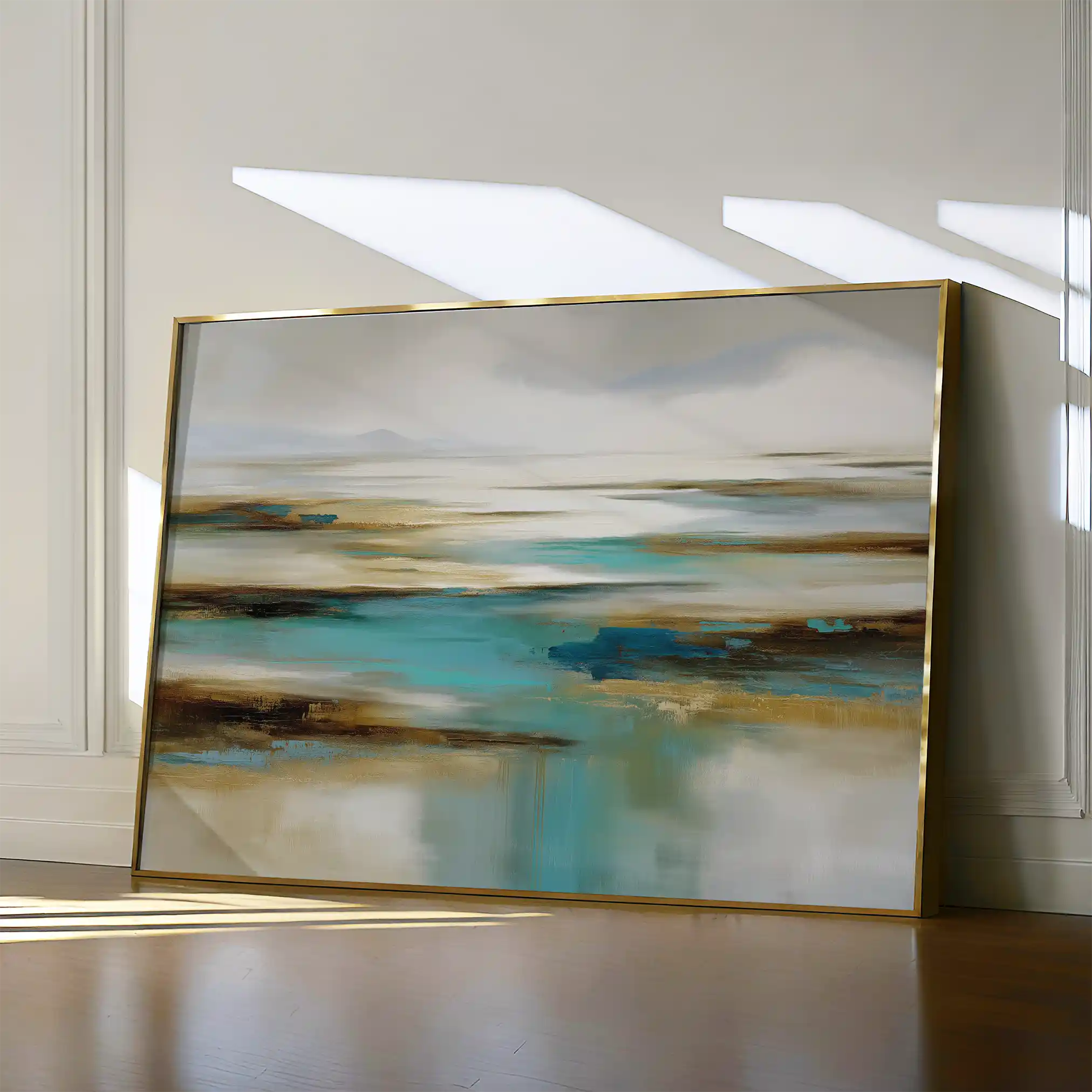 Abstract 1629 Canvas Art 60 x 40 cm / Black