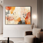 Boho 163 Canvas Art 18" x 24" / 45 x 60 cm / Black