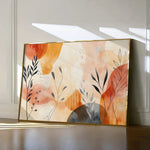 Boho 163 Canvas Art 18" x 24" / 45 x 60 cm / Black