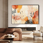 Boho 163 Canvas Art 18" x 24" / 45 x 60 cm / Black