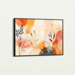 Boho 163 Canvas Art 18" x 24" / 45 x 60 cm / Black