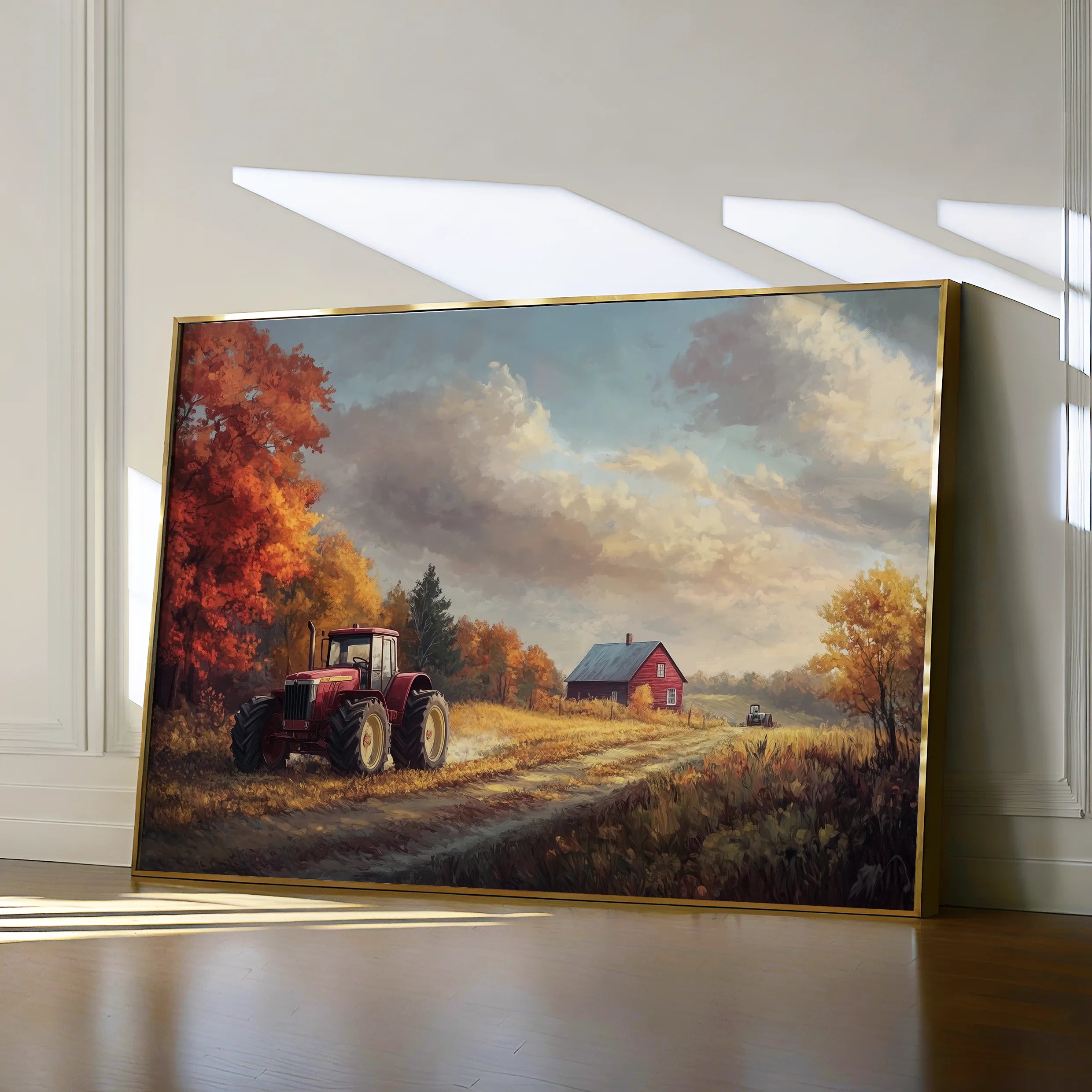 Landscape 163 Canvas Art 18" x 24" / 45 x 60 cm / Black