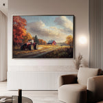 Landscape 163 Canvas Art 18" x 24" / 45 x 60 cm / Black
