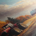Landscape 163 Canvas Art 18" x 24" / 45 x 60 cm / Black