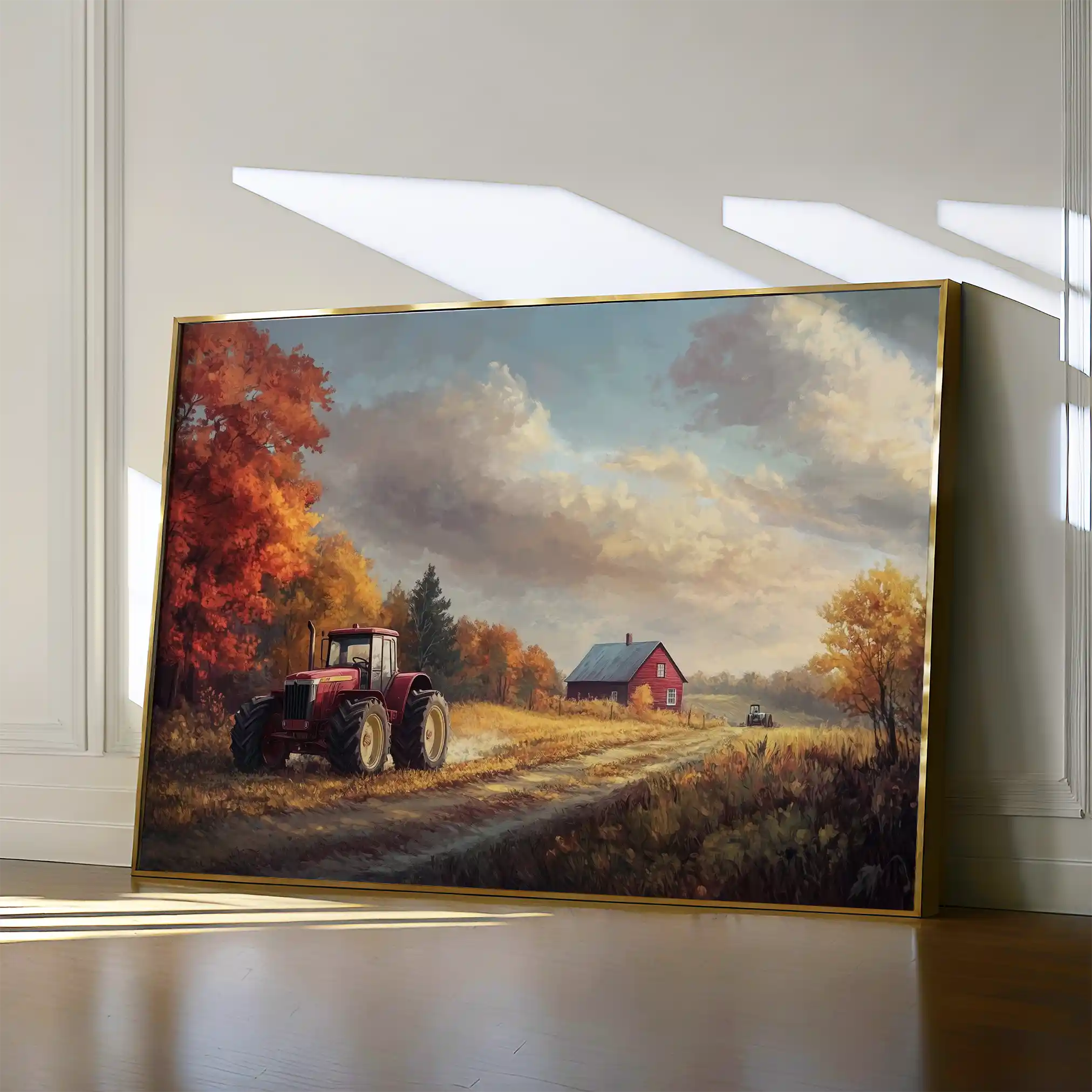 Landscape 163 Canvas Art 60 x 40 cm / Black