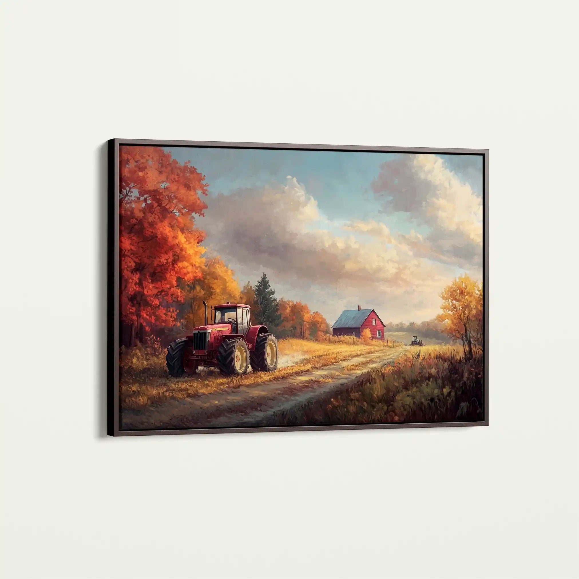 Landscape 163 Canvas Art 60 x 40 cm / Black