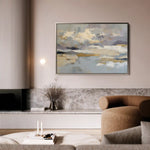 Abstract 1630 Canvas Art 18" x 24" / 45 x 60 cm / Black