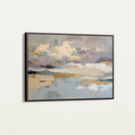 Abstract 1630 Canvas Art 60 x 40 cm / Black