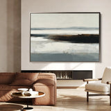 Abstract 1631 Canvas Art 18" x 24" / 45 x 60 cm / Black