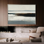 Abstract 1631 Canvas Art 60 x 40 cm / Black