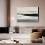 Abstract 1631 Canvas Art 60 x 40 cm / Black
