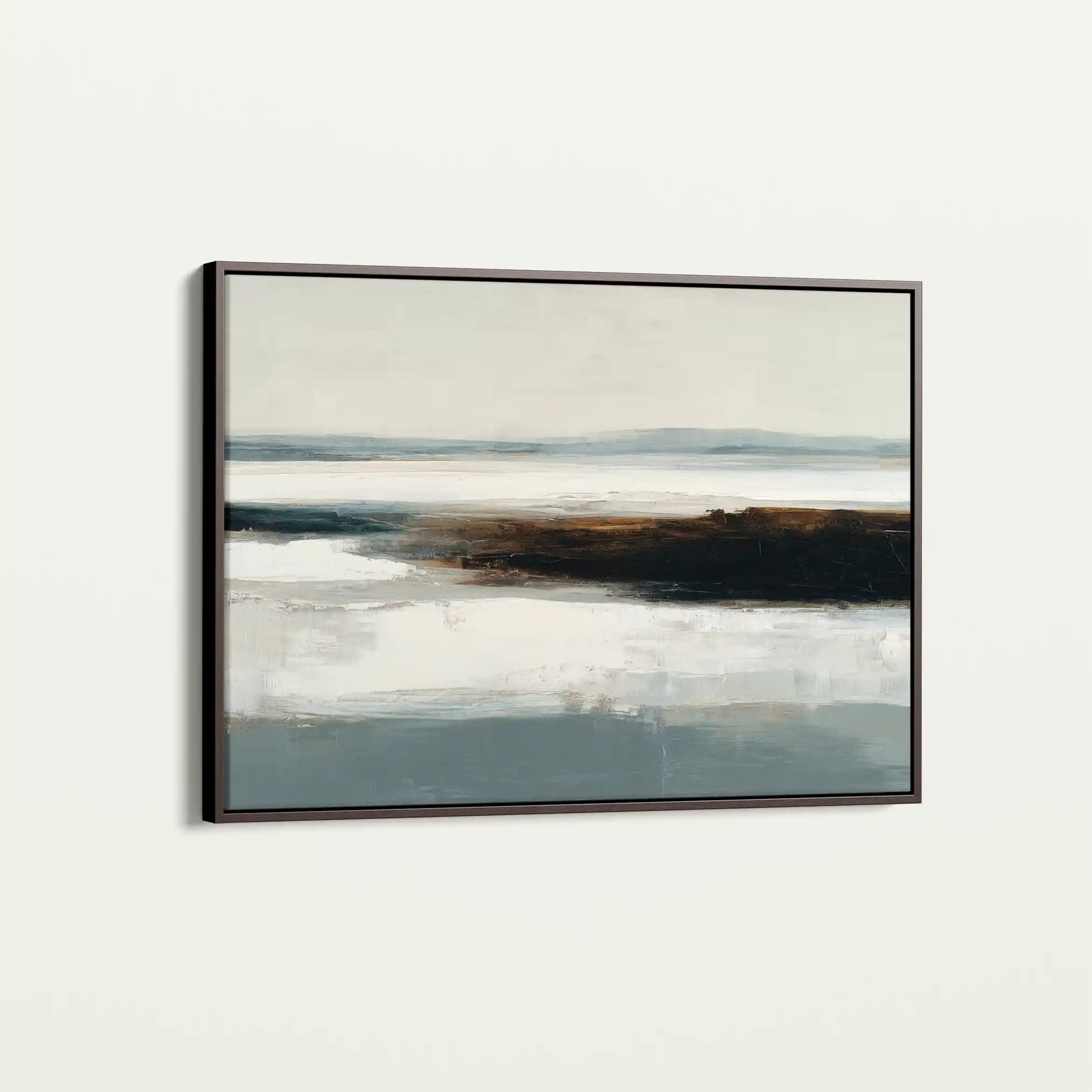 Abstract 1631 Canvas Art 60 x 40 cm / Black