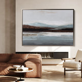 Abstract 1633 Canvas Art 18" x 24" / 45 x 60 cm / Black