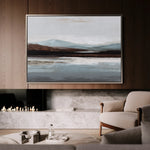 Abstract 1633 Canvas Art 18" x 24" / 45 x 60 cm / Black