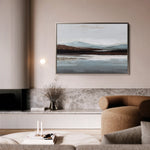 Abstract 1633 Canvas Art 18" x 24" / 45 x 60 cm / Black