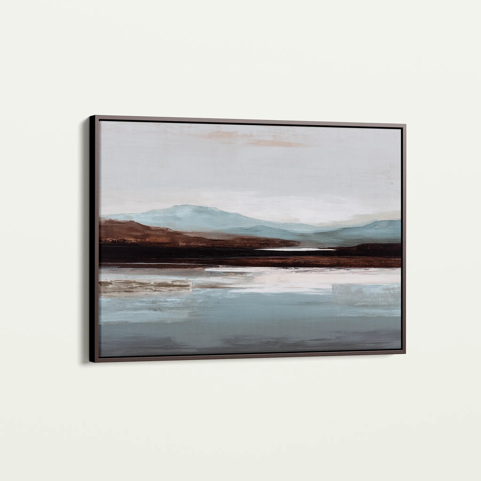 Abstract 1633 Canvas Art 18" x 24" / 45 x 60 cm / Black