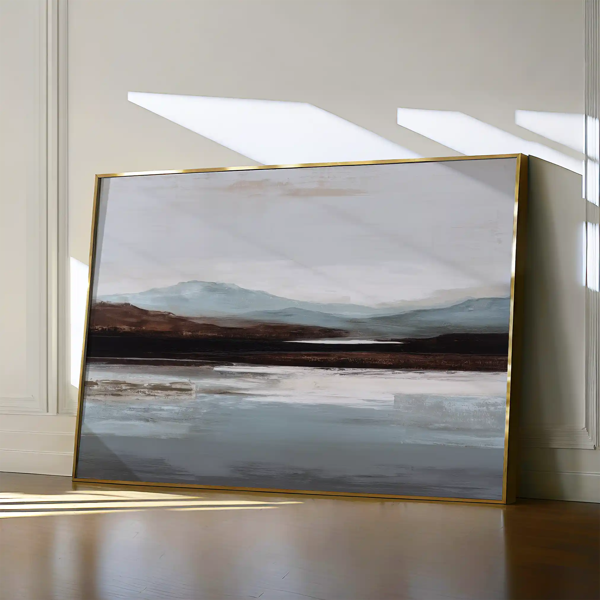 Abstract 1633 Canvas Art 60 x 40 cm / Black