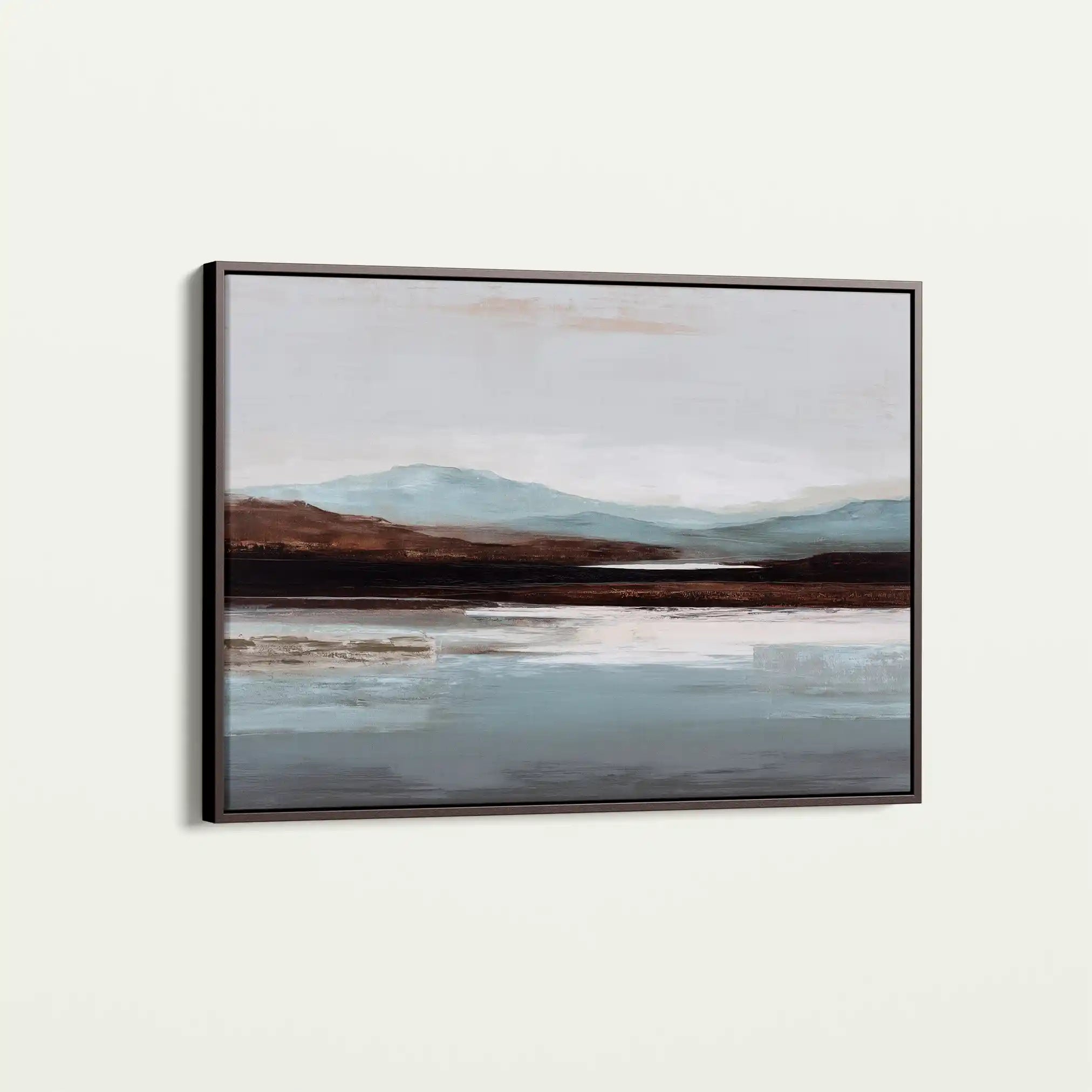 Abstract 1633 Canvas Art 60 x 40 cm / Black