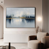 Abstract 1634 Canvas Art 18" x 24" / 45 x 60 cm / Black