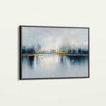 Abstract 1634 Canvas Art 18" x 24" / 45 x 60 cm / Black