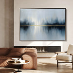 Abstract 1635 Canvas Art 18" x 24" / 45 x 60 cm / Black