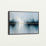 Abstract 1635 Canvas Art 18" x 24" / 45 x 60 cm / Black