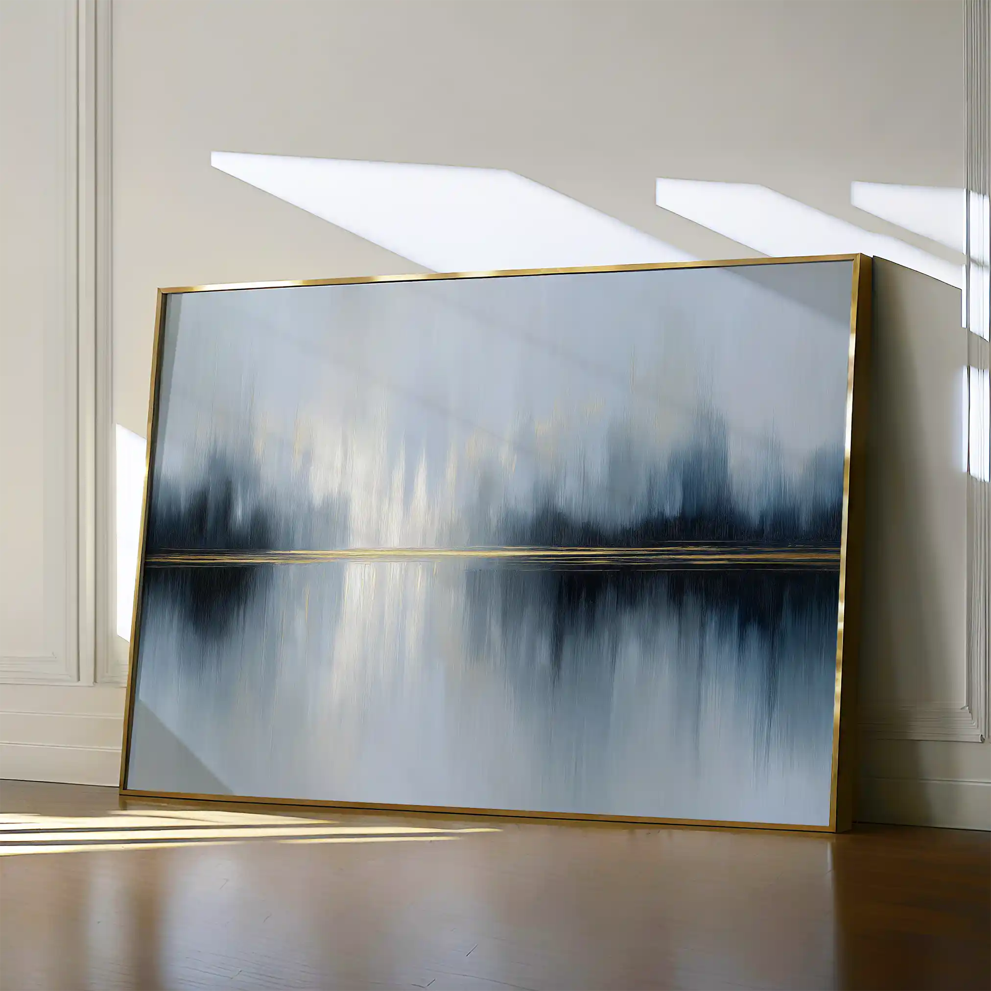 Abstract 1635 Canvas Art 60 x 40 cm / Black
