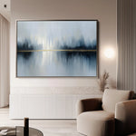 Abstract 1635 Canvas Art 60 x 40 cm / Black