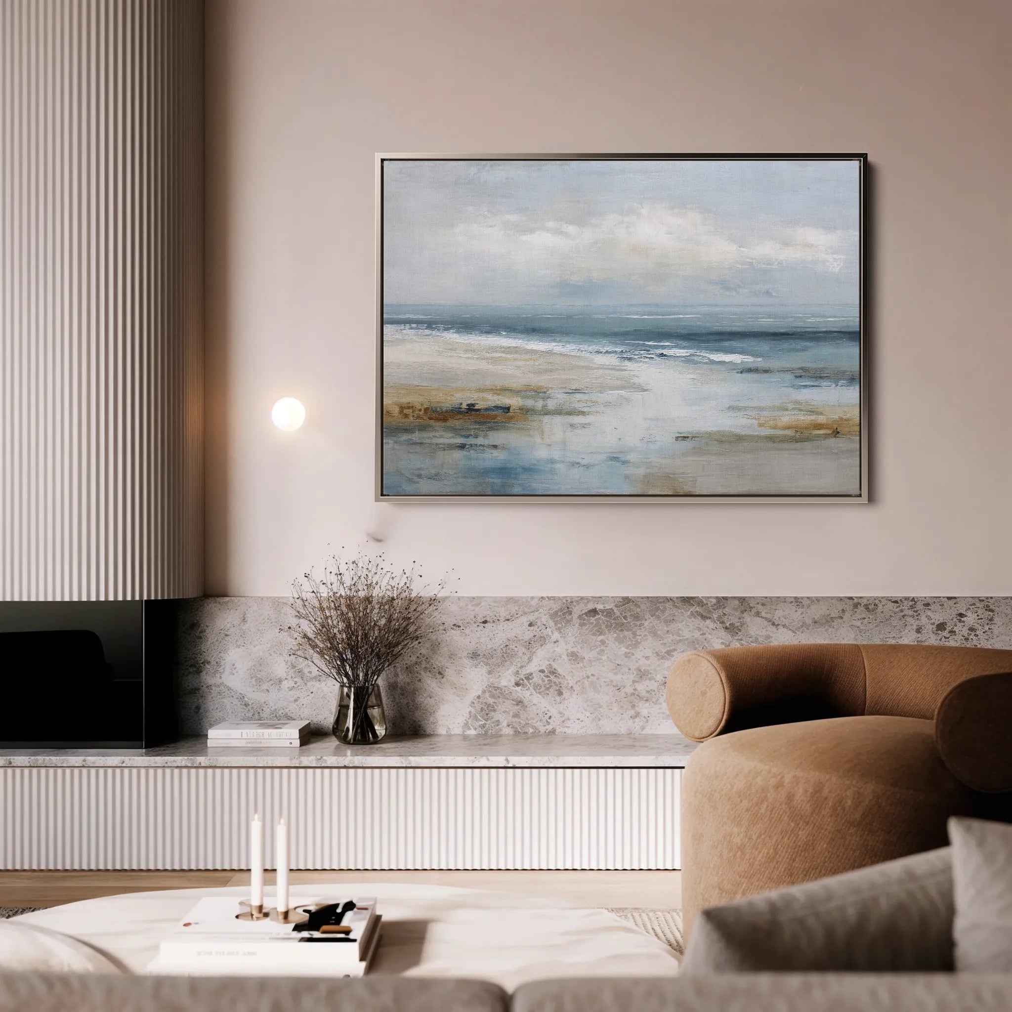 Abstract 1637 Canvas Art 18" x 24" / 45 x 60 cm / Black
