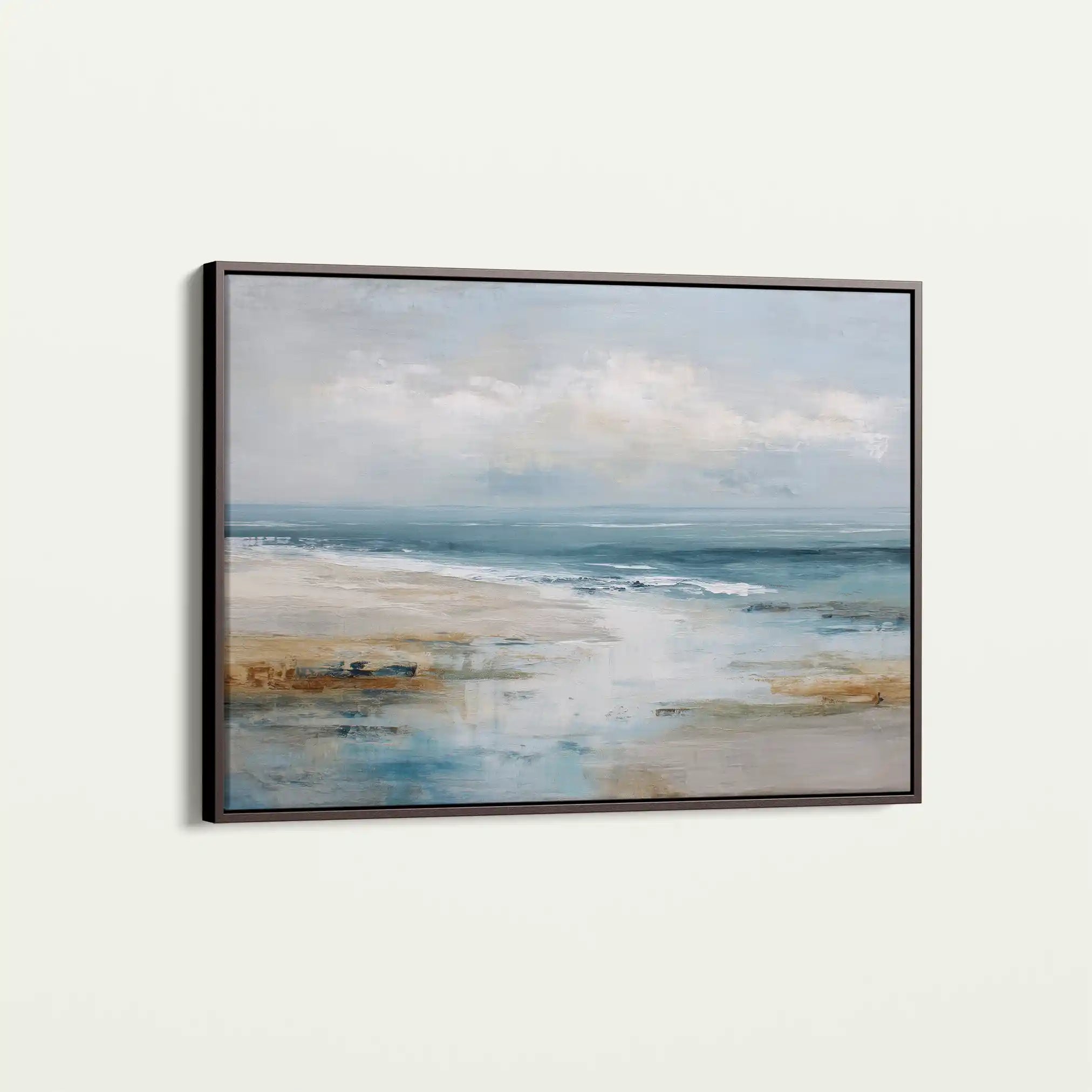 Abstract 1637 Canvas Art 60 x 40 cm / Black