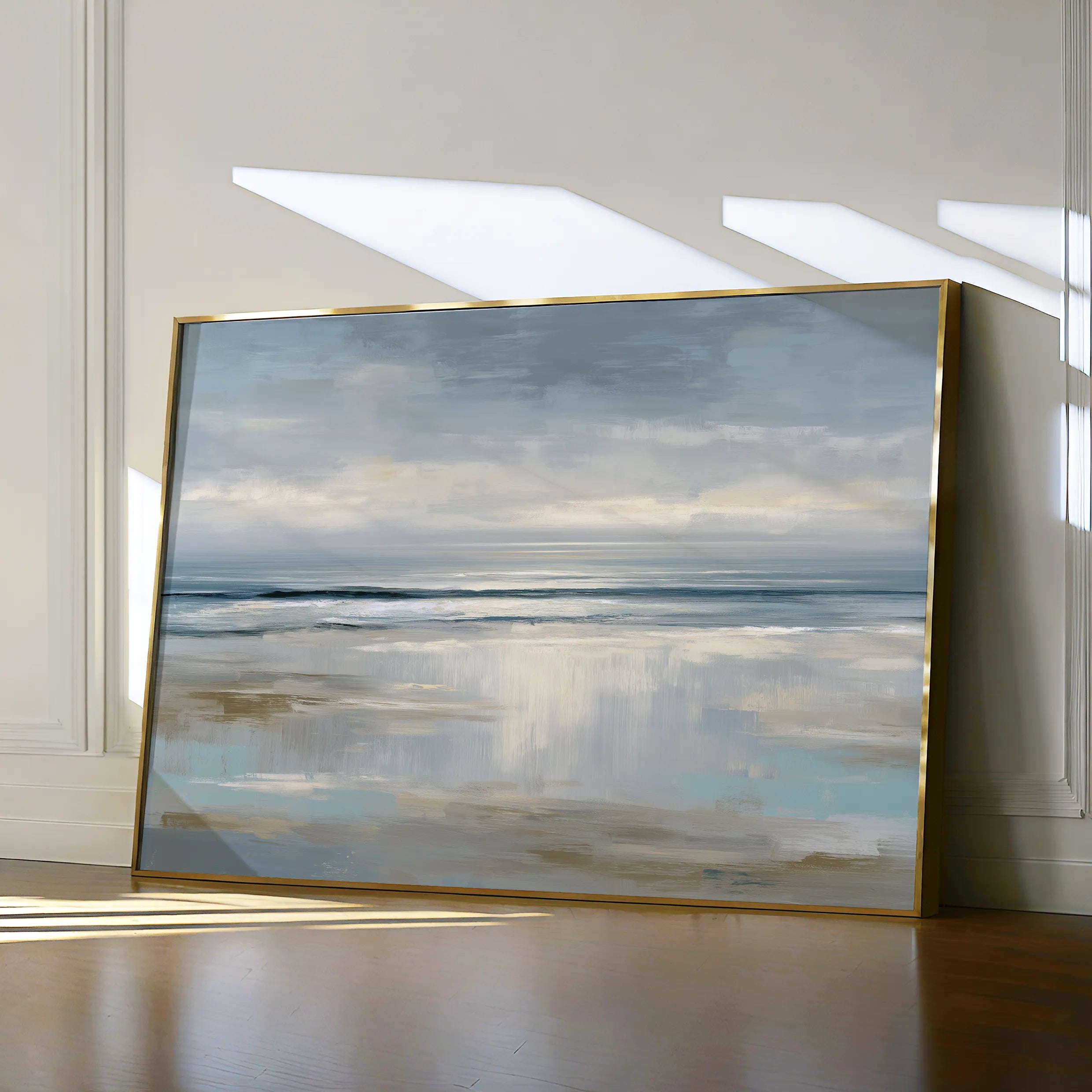 Abstract 1639 Canvas Art 18" x 24" / 45 x 60 cm / Black