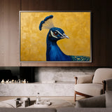 Animals 164 Canvas Art 18" x 24" / 45 x 60 cm / Black
