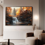 Landscape 164 Canvas Art 18" x 24" / 45 x 60 cm / Black