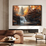 Landscape 164 Canvas Art 18" x 24" / 45 x 60 cm / Black