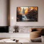 Landscape 164 Canvas Art 18" x 24" / 45 x 60 cm / Black