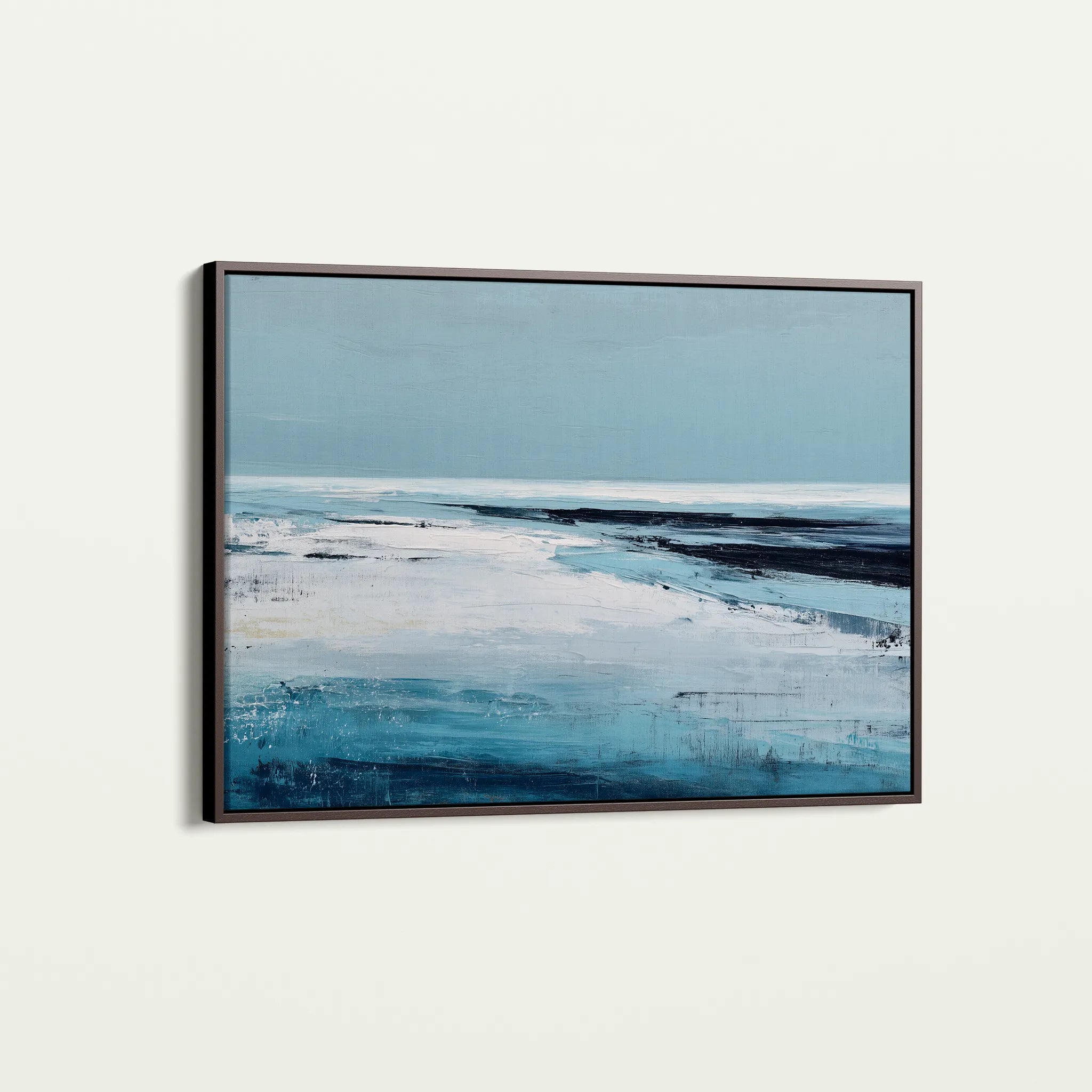 Abstract 1640 Canvas Art 18" x 24" / 45 x 60 cm / Black