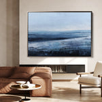 Abstract 1641 Canvas Art 18" x 24" / 45 x 60 cm / Black