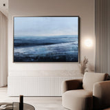 Abstract 1641 Canvas Art 18" x 24" / 45 x 60 cm / Black
