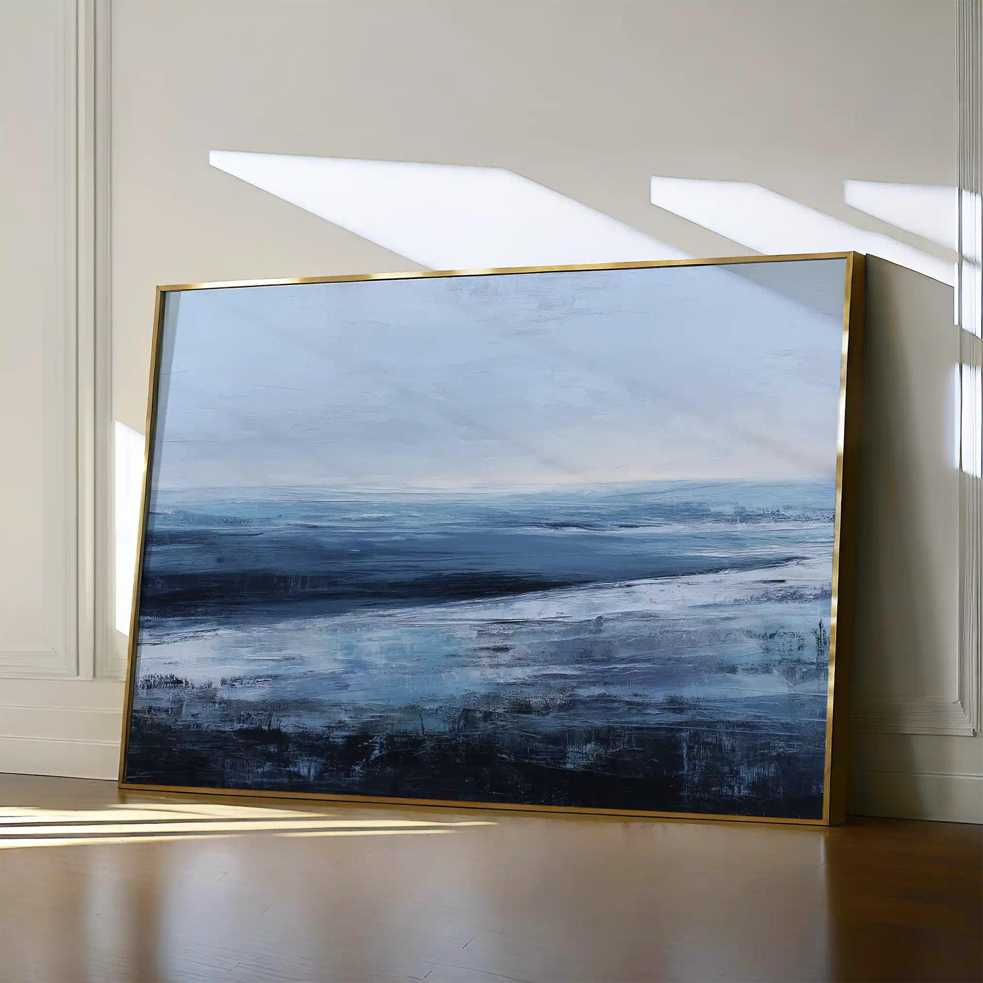 Abstract 1641 Canvas Art 60 x 40 cm / Black