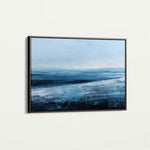 Abstract 1641 Canvas Art 60 x 40 cm / Black