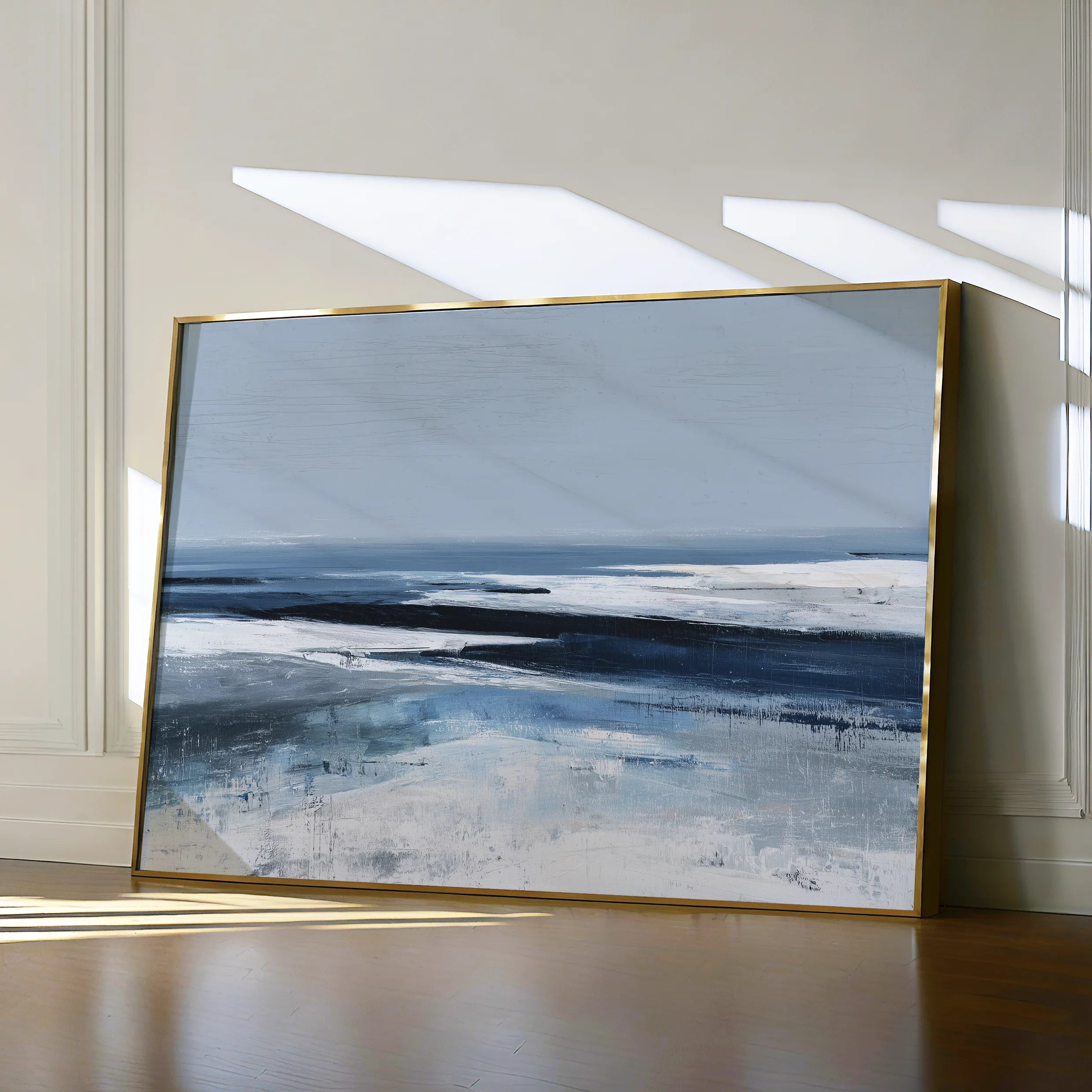 Abstract 1642 Canvas Art 18" x 24" / 45 x 60 cm / Black
