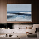 Abstract 1642 Canvas Art 18" x 24" / 45 x 60 cm / Black