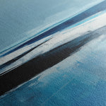 Abstract 1643 Canvas Art 18" x 24" / 45 x 60 cm / Black