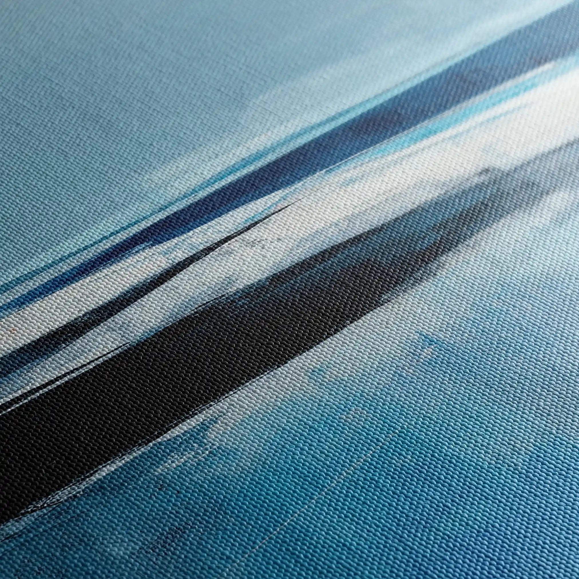 Abstract 1643 Canvas Art 60 x 40 cm / Black