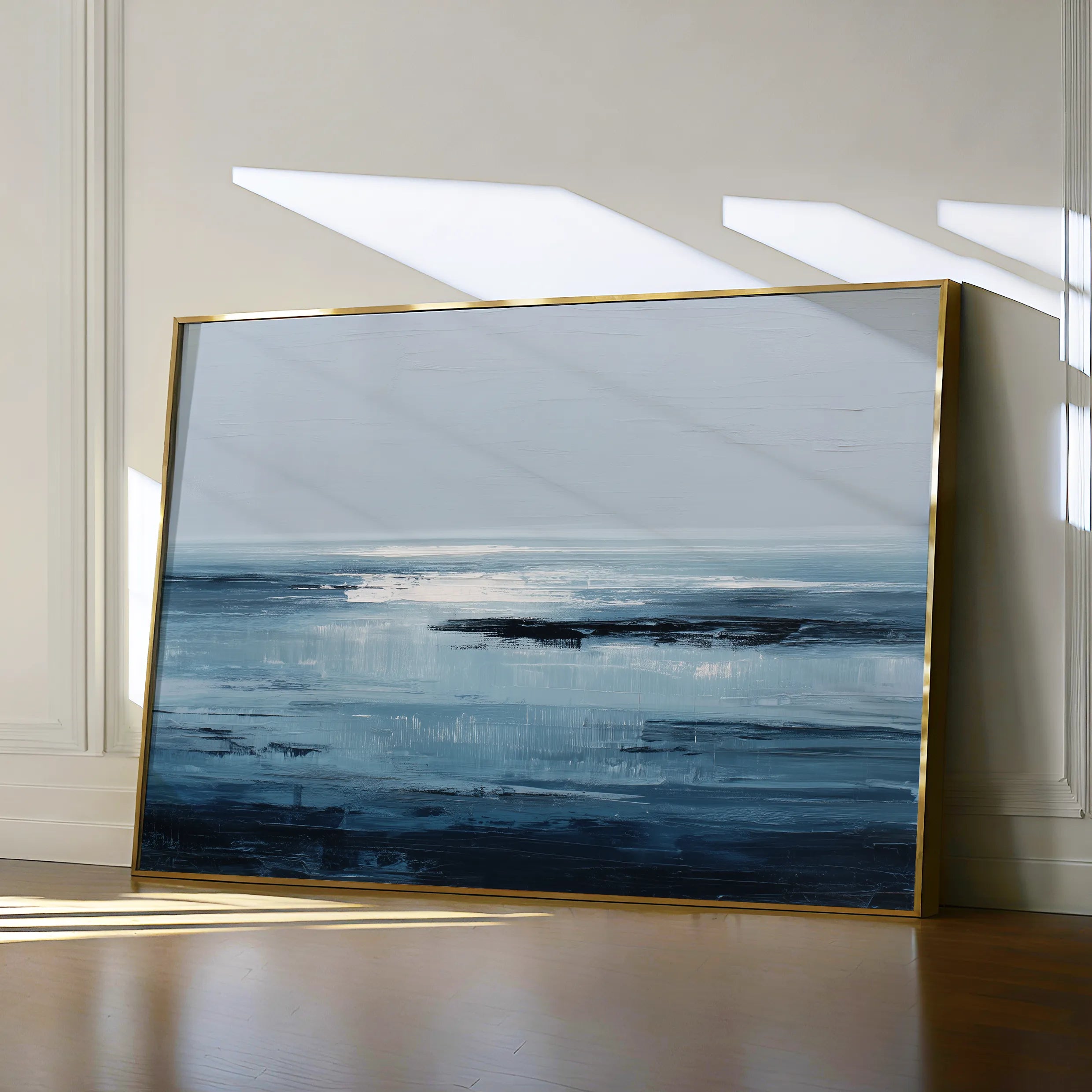 Abstract 1644 Canvas Art 18" x 24" / 45 x 60 cm / Black