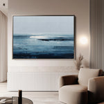 Abstract 1644 Canvas Art 18" x 24" / 45 x 60 cm / Black