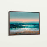 Abstract 1645 Canvas Art 18" x 24" / 45 x 60 cm / Black