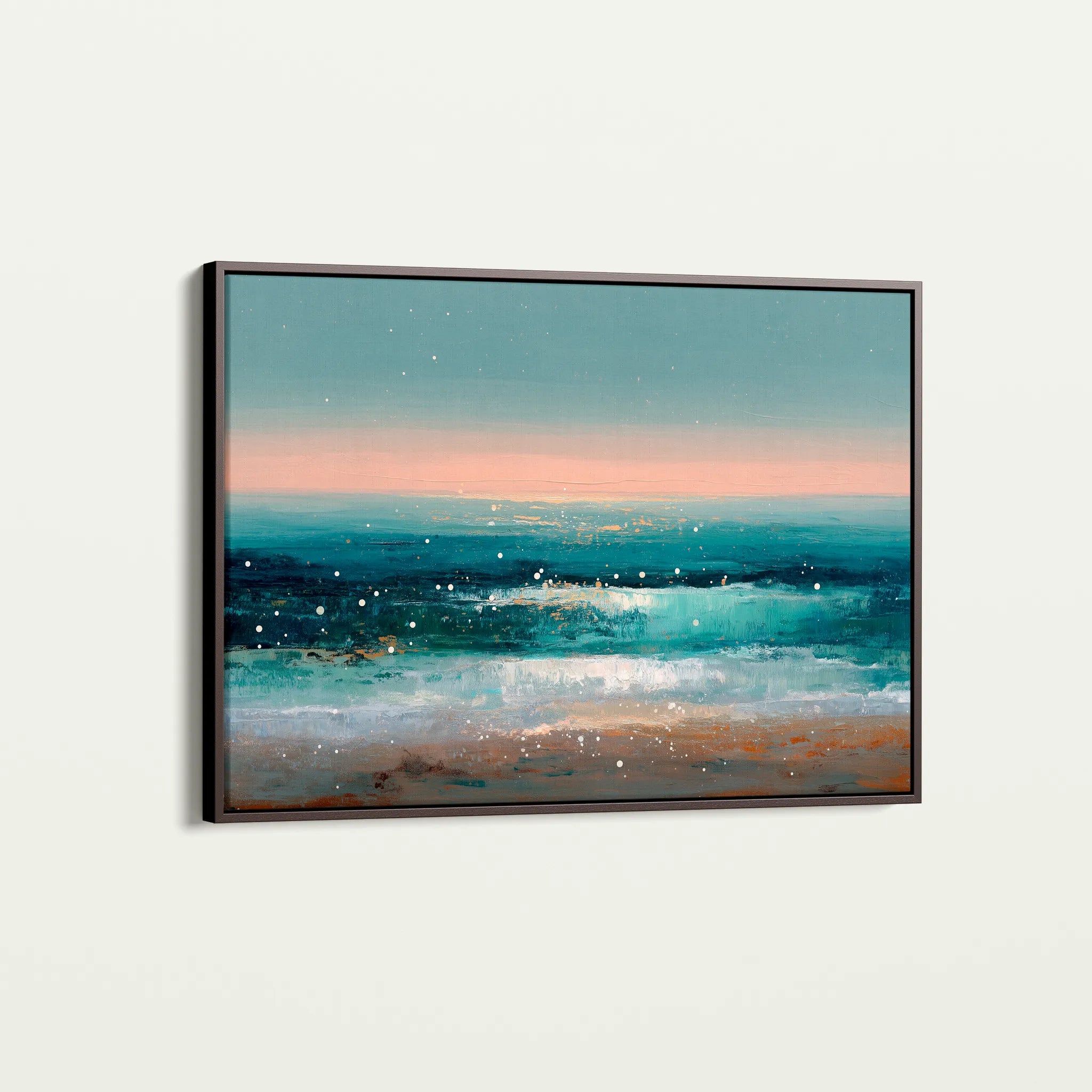 Abstract 1645 Canvas Art 18" x 24" / 45 x 60 cm / Black