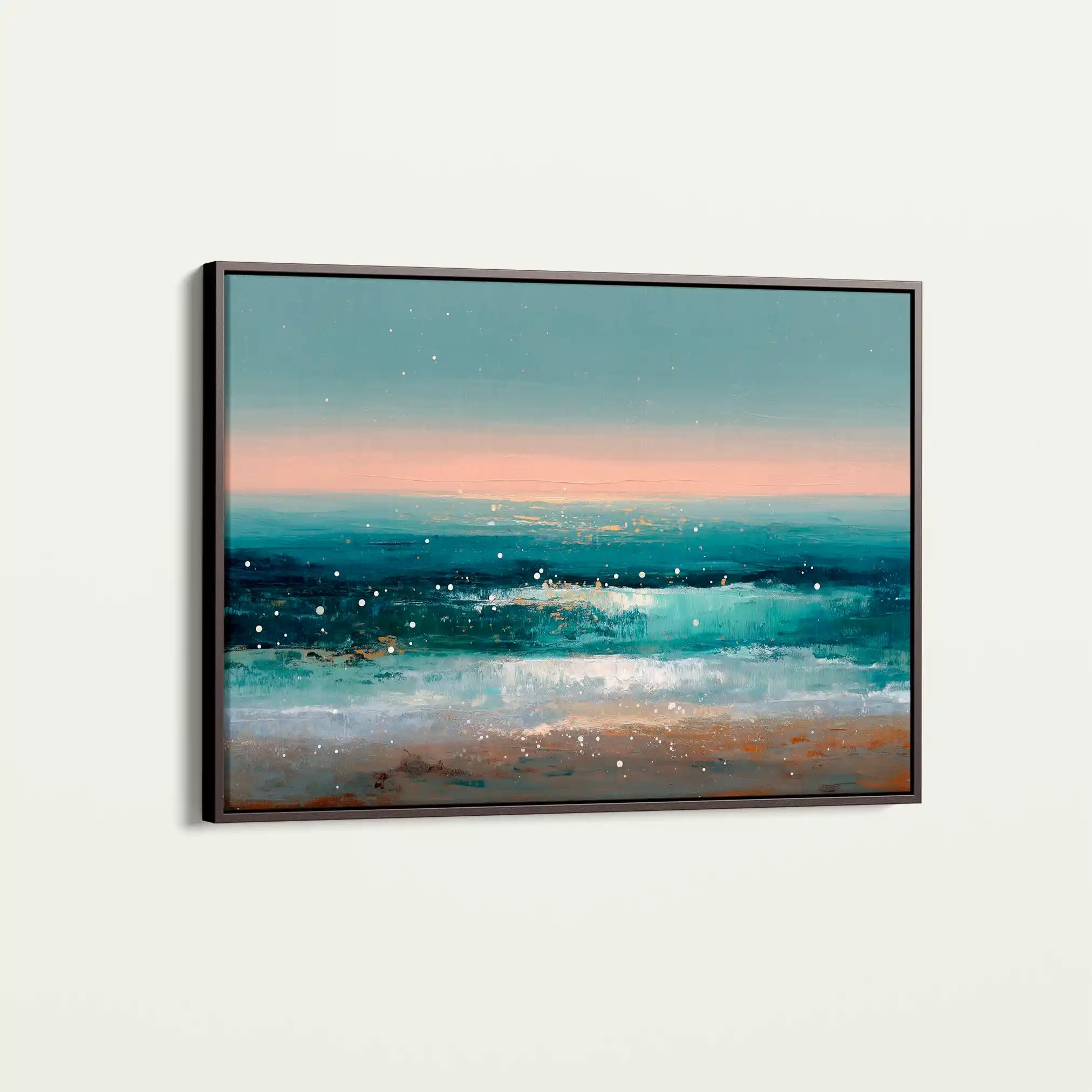 Abstract 1645 Canvas Art 60 x 40 cm / Black