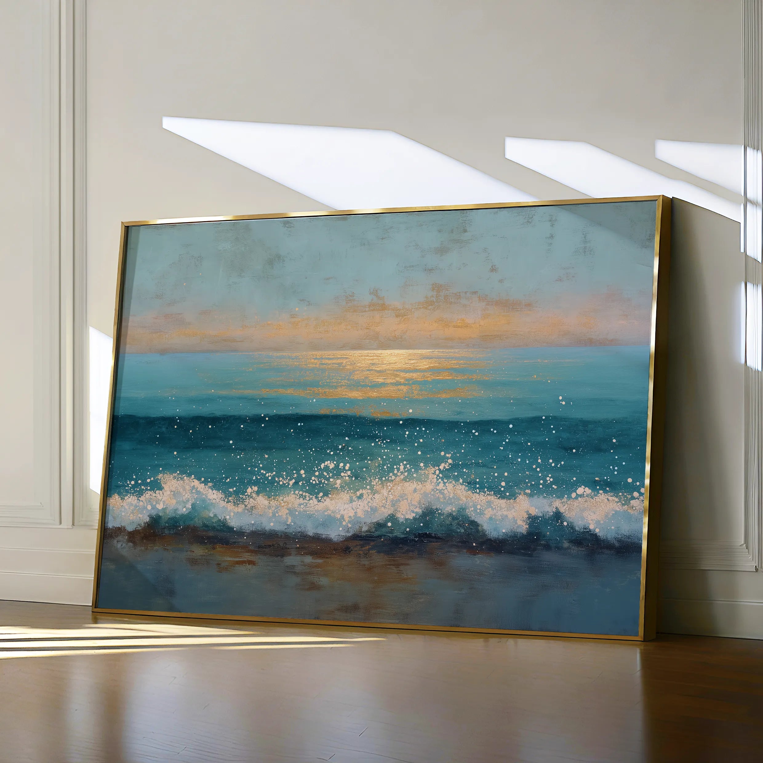 Abstract 1647 Canvas Art 18" x 24" / 45 x 60 cm / Black